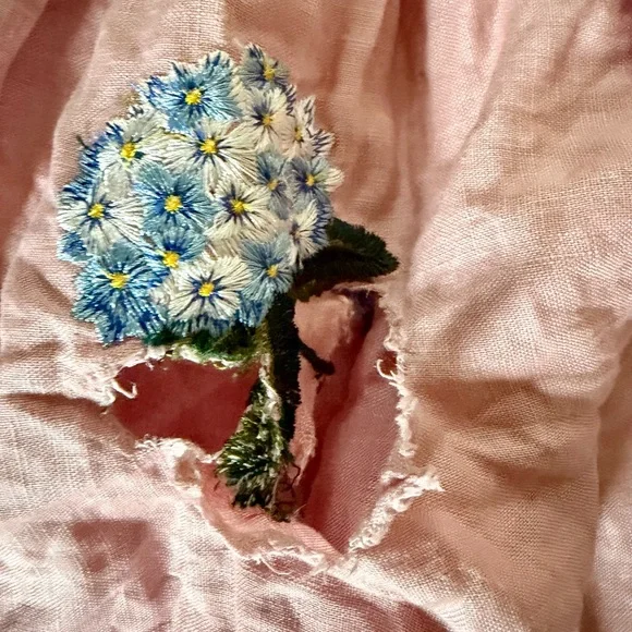 🌸 Kiel James Patrick Hydrangea Skirt – Rare – Size 12 – NWT (Flaw) 🌸 - Picture 4 of 5